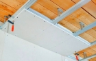 Устройство потолка из гипсокартона